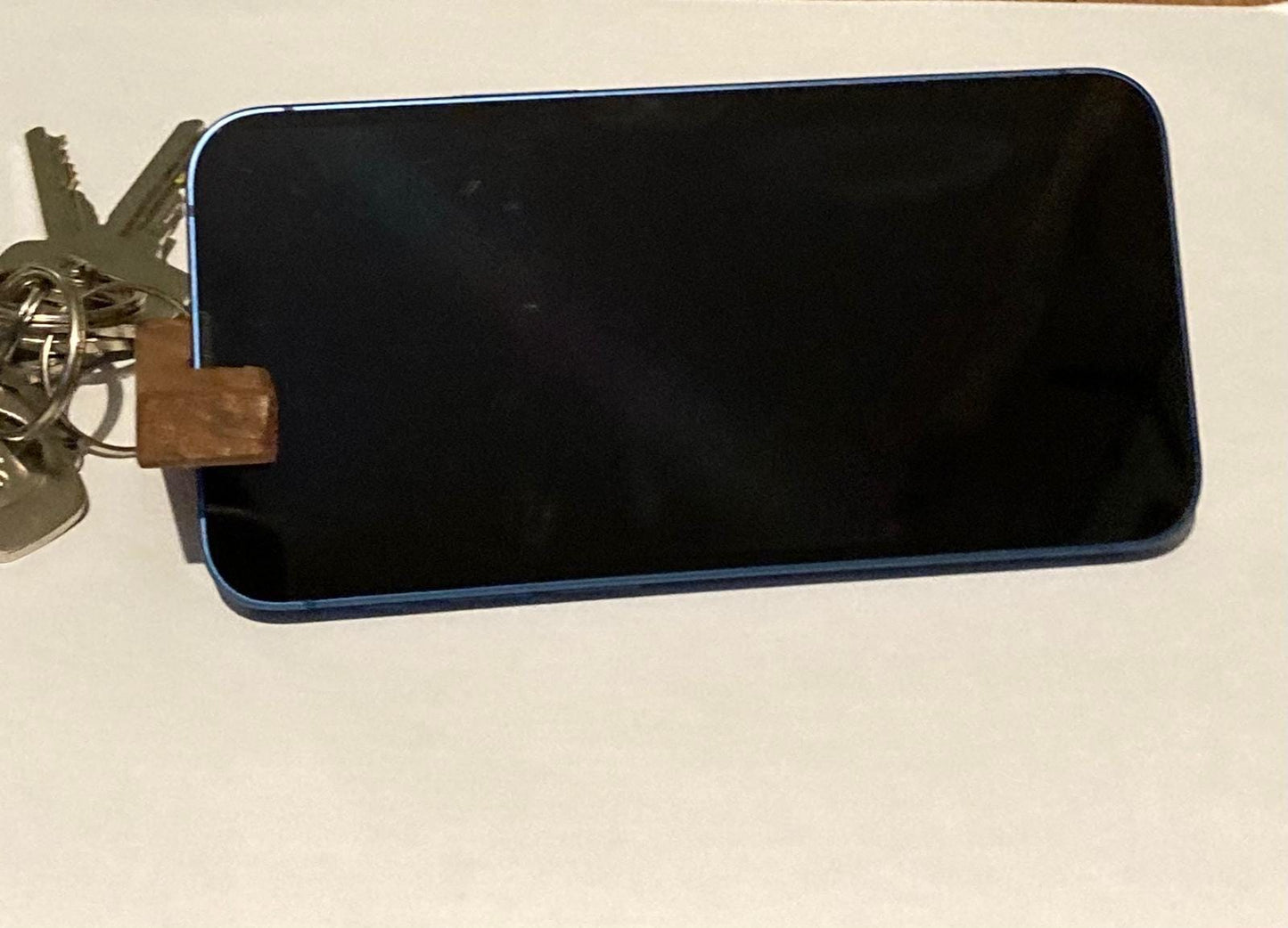 hardwood phone/tablet stand keyring