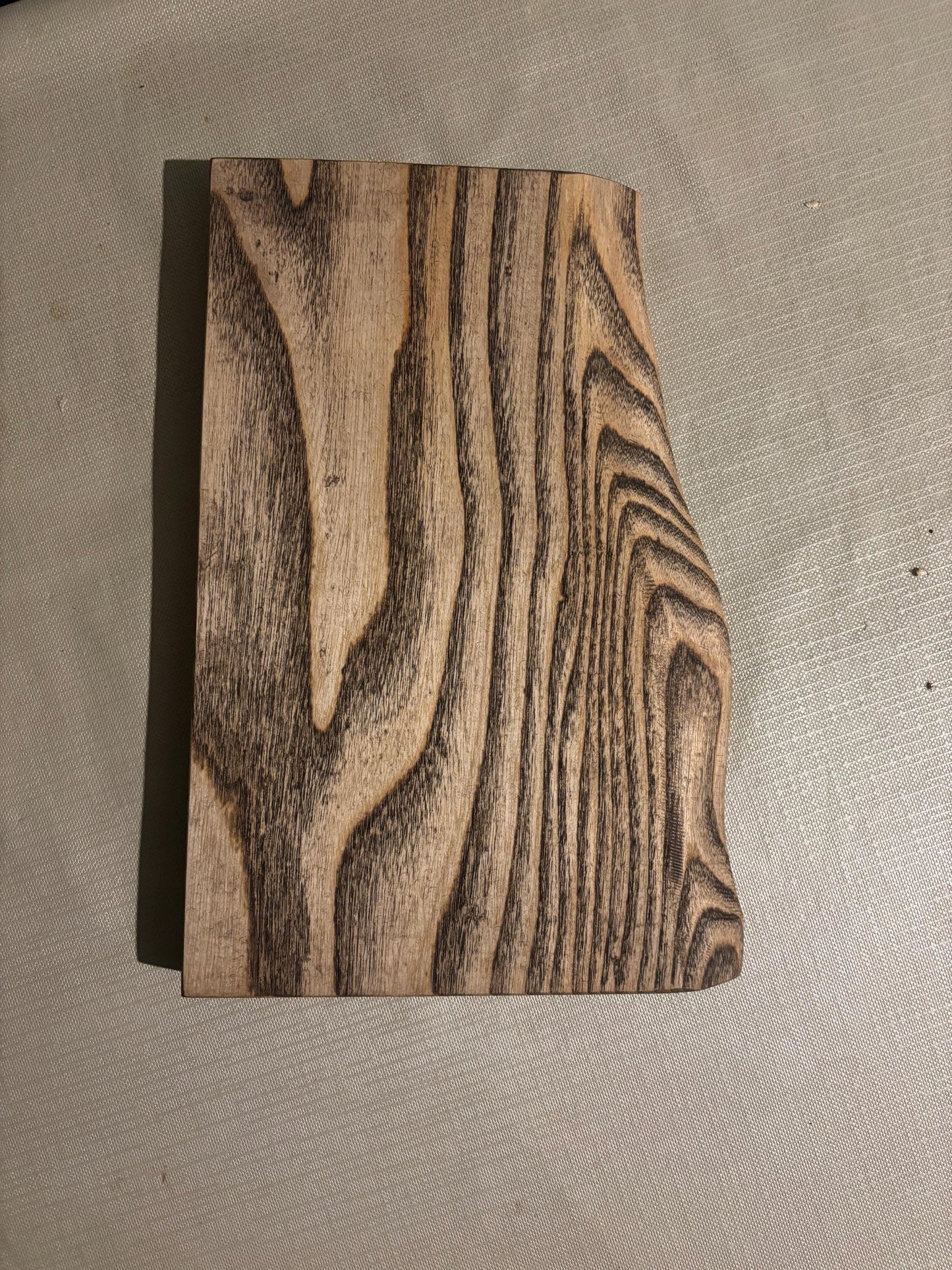 live edge ash chopping board