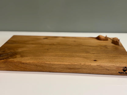 Oak Mouse Chopping Board, Handmade Charcuterie Board, Chunky Serving Board