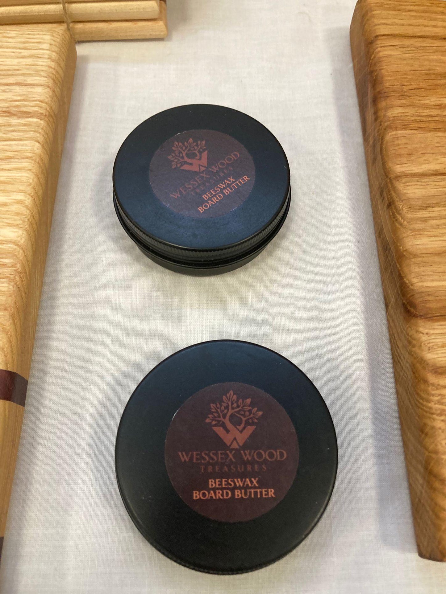 Deluxe Board Butter – Beeswax & Mineral Oil Finish (50ml Tin)