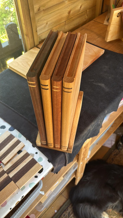 Luxury Handmade Hardwood “Book” Chopping Board Collection